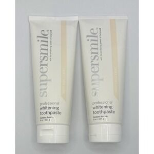 2X Supersmile Professional Whitening Toothpaste Tahiti Vanilla Mint 8 oz SEALED